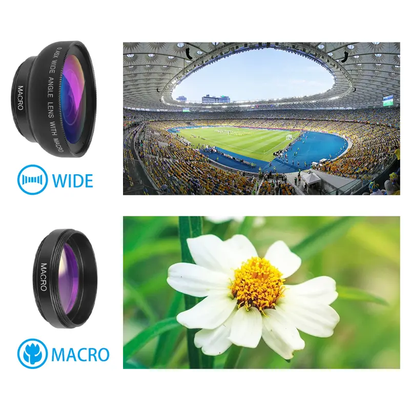 AuraHub AuraLens 2-in-1 Clip-On Lens Kit