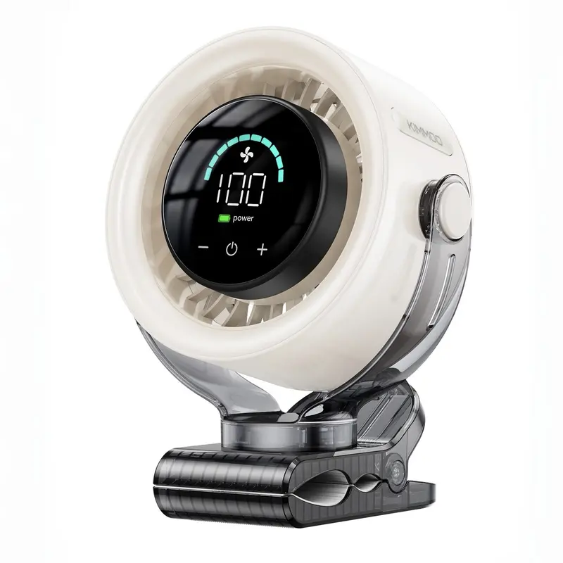 AuraHub™ BreezeClip 360 Turbo Clip Fan