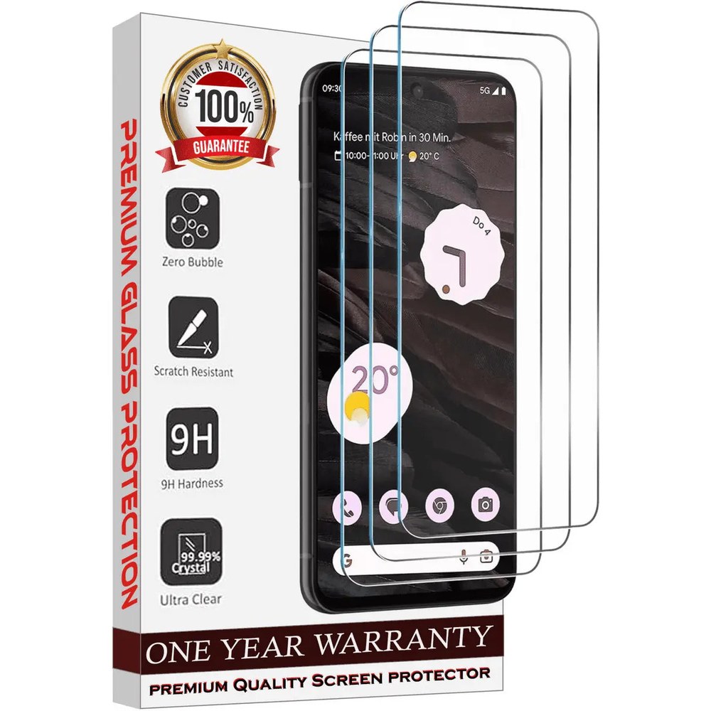 Entronix Clear Screen Protector for Galaxy A54 — 3-Piece Combo